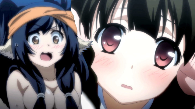 Anime girls big eyes hat free wallpaper - medium preview image