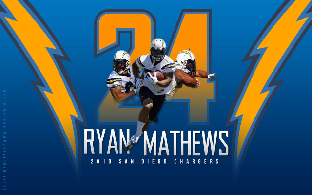 Football player running number #24 free wallpaper - medium preview image