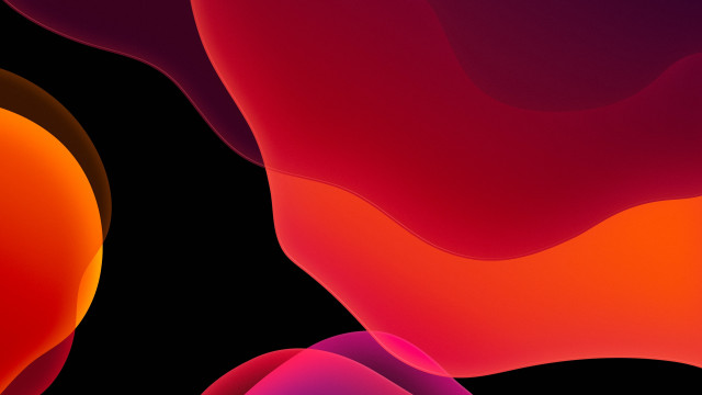 Black red orange gradient balloon free wallpaper - medium preview image
