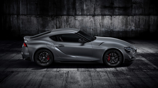 Silver sports car dark room #7 free wallpaper - medium preview image