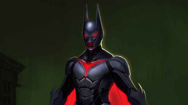 Batman man green room red free wallpaper - medium preview image