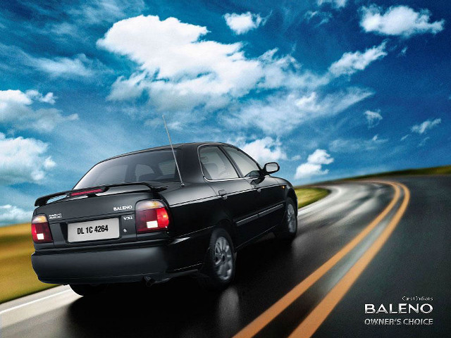 Black car road cloudy sky free wallpaper - medium preview image