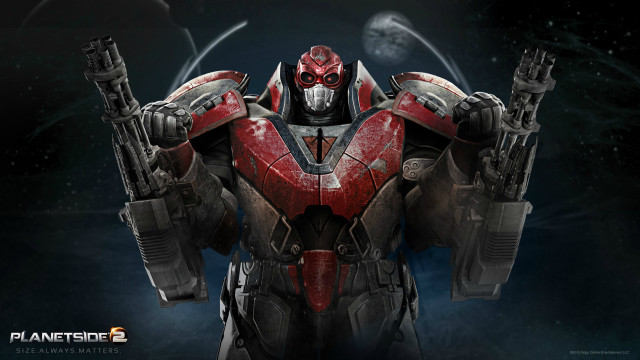 Robot guns helmet arms armor free wallpaper - medium preview image