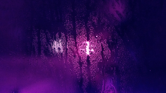Purple light rain cross neon free wallpaper - medium preview image