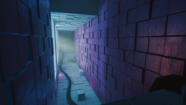 Purple light honeycomb tile wall free wallpaper - medium preview image