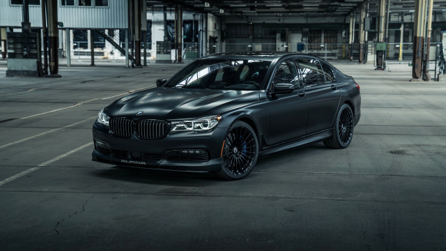 Black car parking garage vroom free wallpaper - medium preview image
