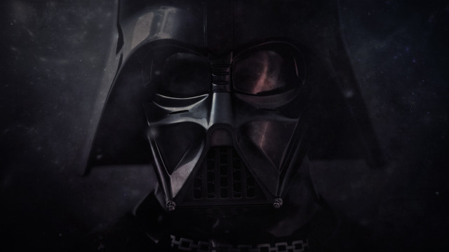 Darth vader helmet starry sky free wallpaper - medium preview image