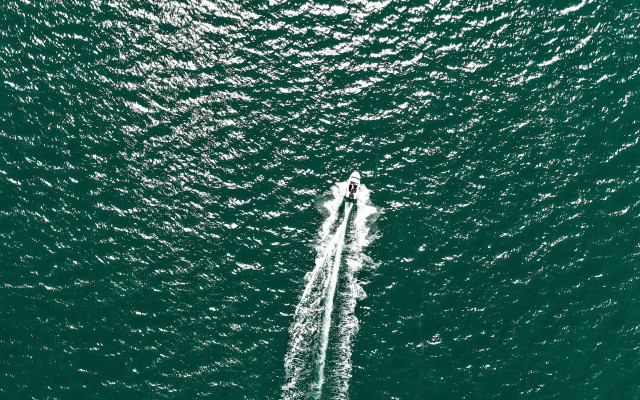 Boat wakeboard galaxy night starry free wallpaper - medium preview image