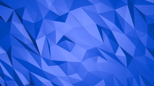 Blue abstract lowpoly blurred geometric free wallpaper - medium preview image