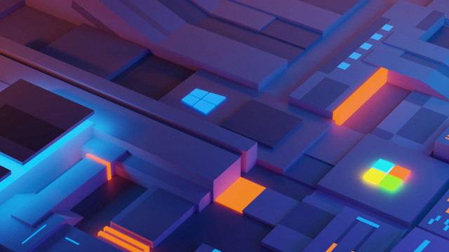 City futurism 3d render bright free wallpaper - medium preview image