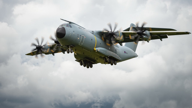 Military plane cloudy sky propellers #3 free wallpaper - medium preview image