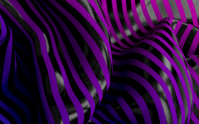 Purple black striped raytraced opart free wallpaper - medium preview image
