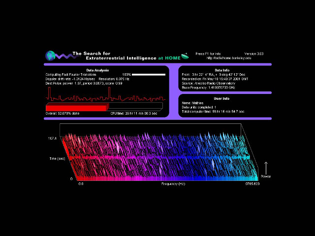 Holographic waveform ai mitsu credits free wallpaper - medium preview image