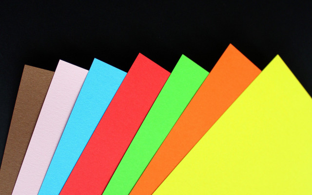 Colored papers black background postminimalism free wallpaper - medium preview image