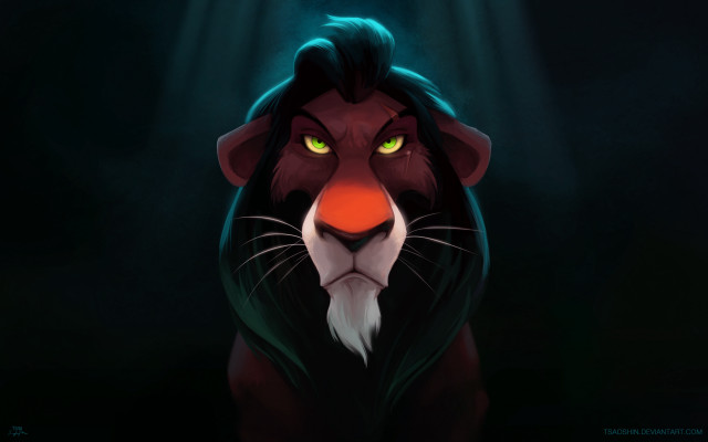 Lion greeneyes rednose blackbackground backlighting free wallpaper - medium preview image