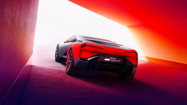 Red black car tunnel panfuturism free wallpaper - medium preview image