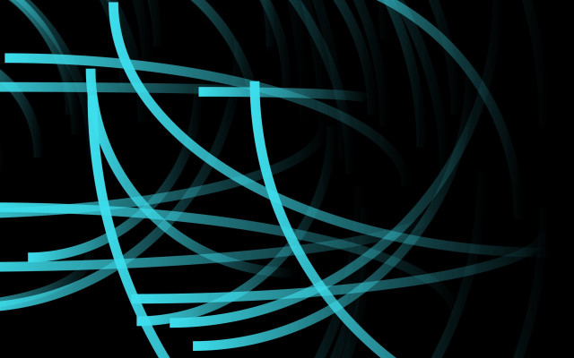Black blue abstract lines curves free wallpaper - medium preview image