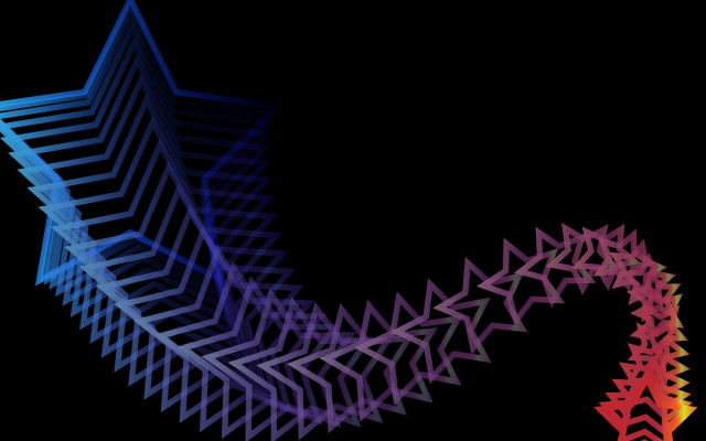 Colorful abstract rainbow arrow generative free wallpaper - medium preview image