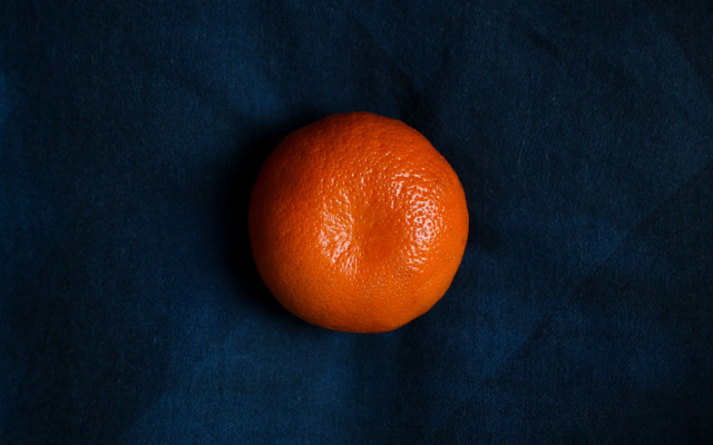 Orange blue surface minimalist stilllife free wallpaper - medium preview image