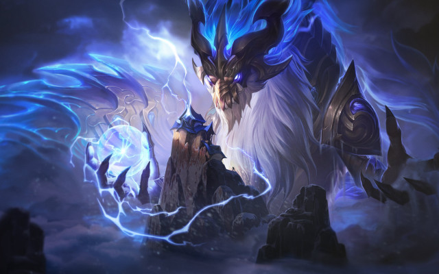 Demon hugehead lightning mountain epsylon free wallpaper - medium preview image