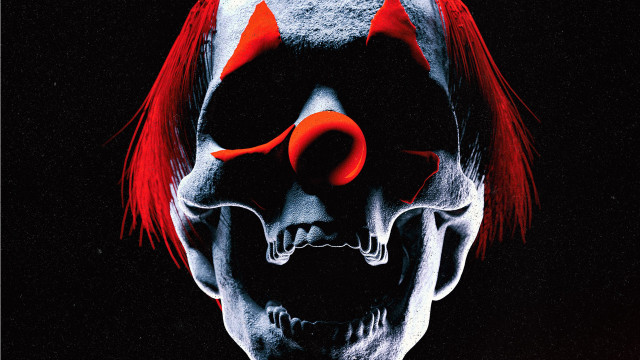 Creepy clown red hair astronaut free wallpaper - medium preview image