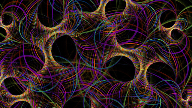Mandelbrot fractal generative art raytraced free wallpaper - medium preview image