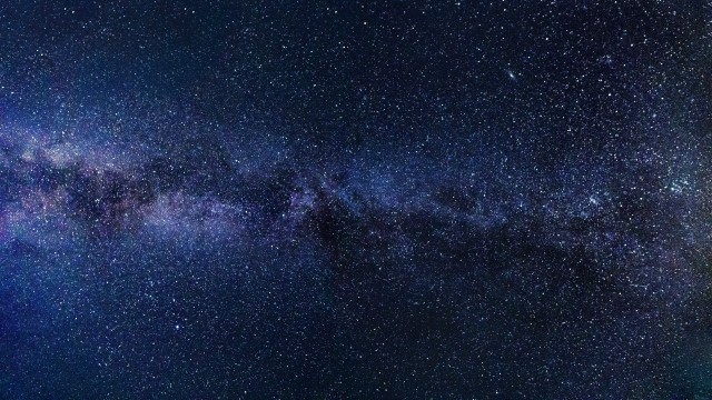 Night sky stars blue horizon free wallpaper - medium preview image