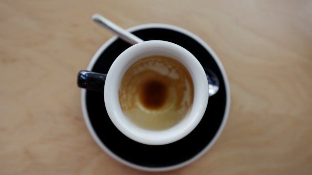Coffee spoon saucer table wooden free wallpaper - medium preview image