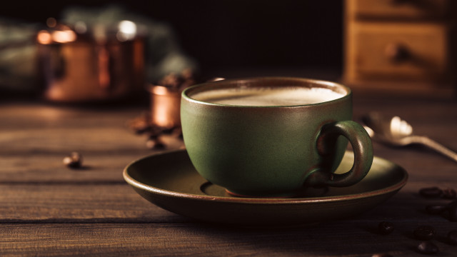 Coffee saucer spoon rest cao free wallpaper - medium preview image