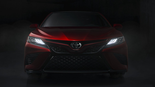 Red car headlights fog 3d free wallpaper - medium preview image
