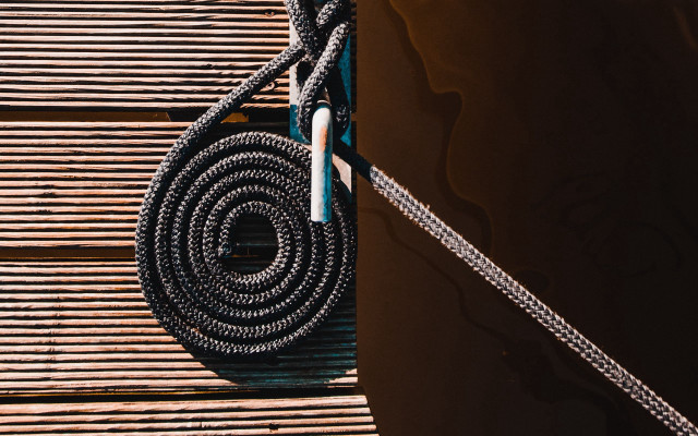 Rope dock hook minimalism ultrafine free wallpaper - medium preview image
