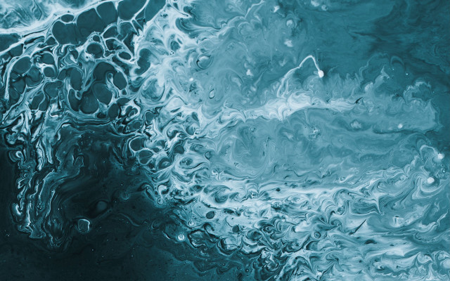 Blue water drops white circle free wallpaper - medium preview image