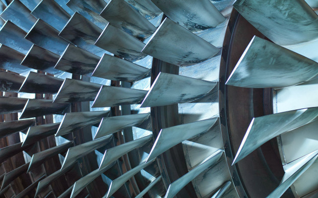 Metal sculpture mirror clock environmental free wallpaper - medium preview image