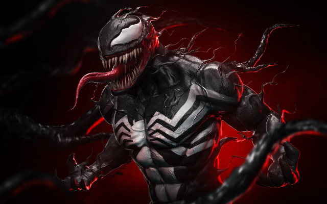 Spiderman large mouth sharp teeth free wallpaper - medium preview image