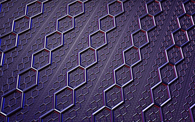 Purple hexagon geometric abstract blue free wallpaper - medium preview image