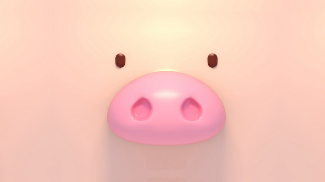 Pink pig nose brown dots free wallpaper - medium preview image