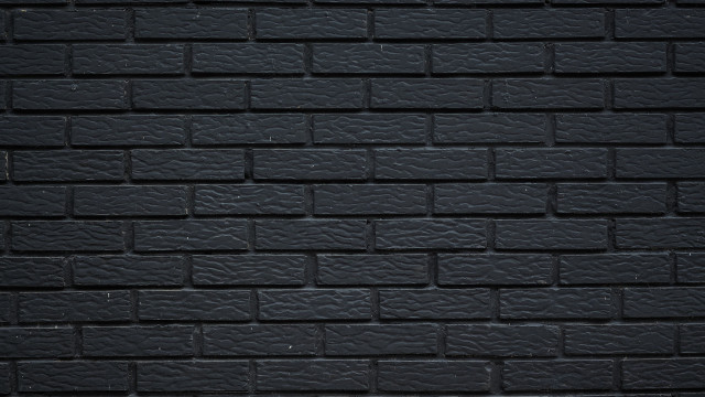 Black brick wall white line free wallpaper - medium preview image