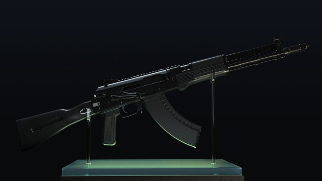 Toy gun stand black background free wallpaper - medium preview image