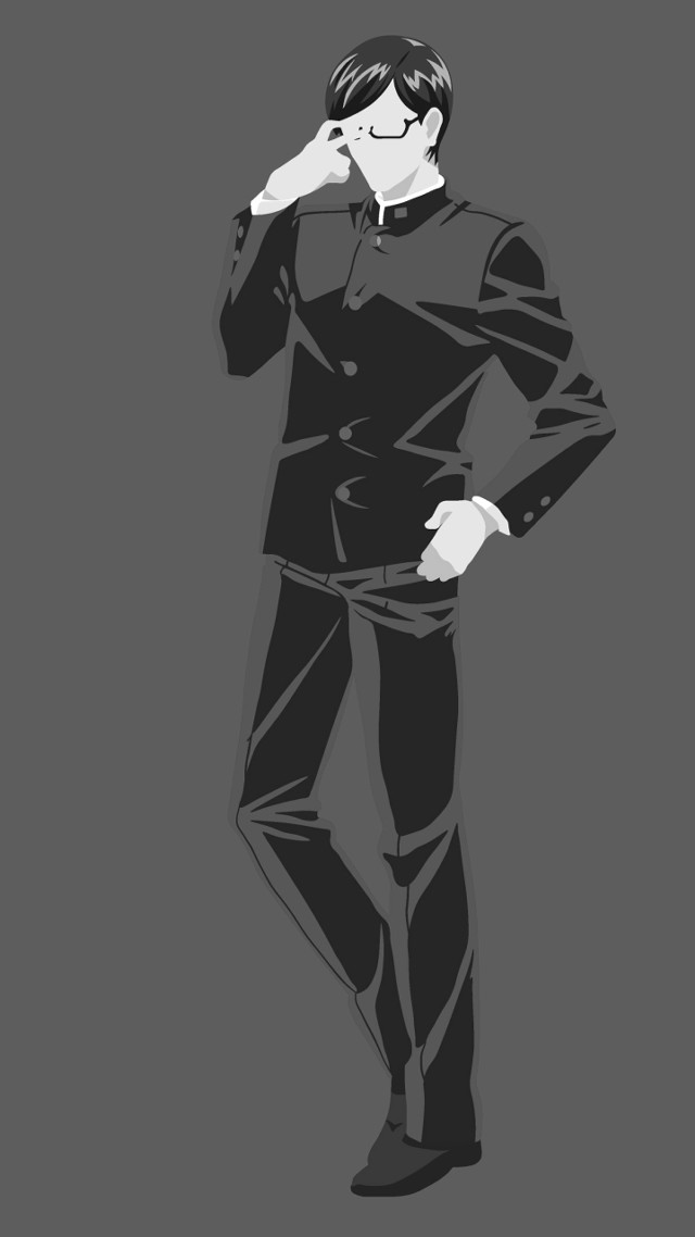 Man suit tie hand chin #2 free wallpaper - medium preview image