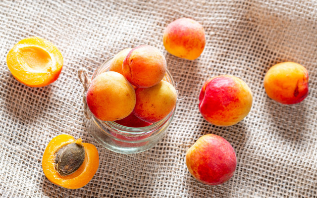 Peach glass jar tablecloth peel free wallpaper - medium preview image