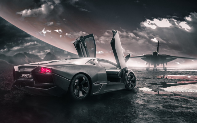 Car jet sky open door free wallpaper - medium preview image