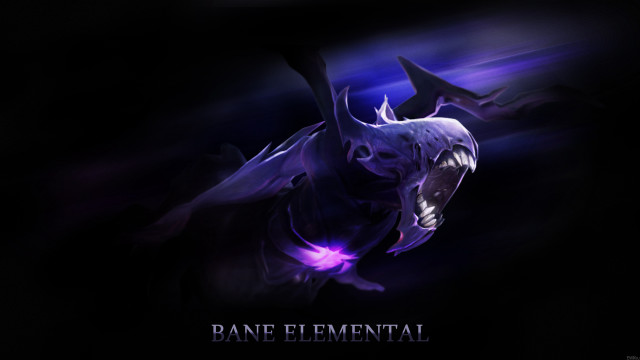 Dark demon purple light caption free wallpaper - medium preview image