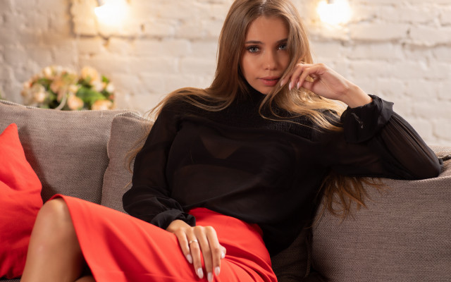 Elina karimova fashion shoot blurry free wallpaper - medium preview image