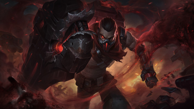 Demonic warrior sword flaming armor free wallpaper - medium preview image