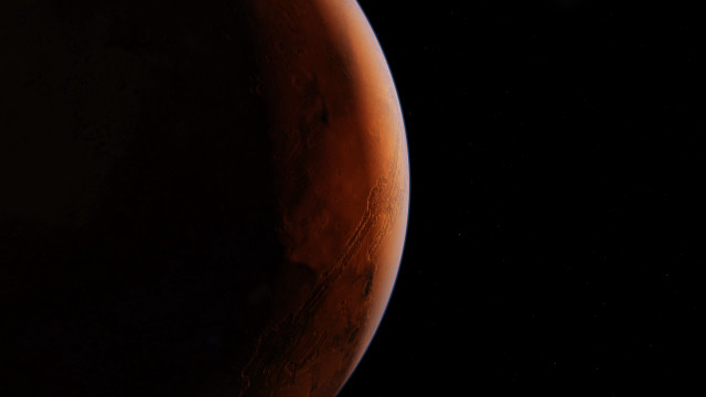 Red planet starry sky moon #2 free wallpaper - medium preview image