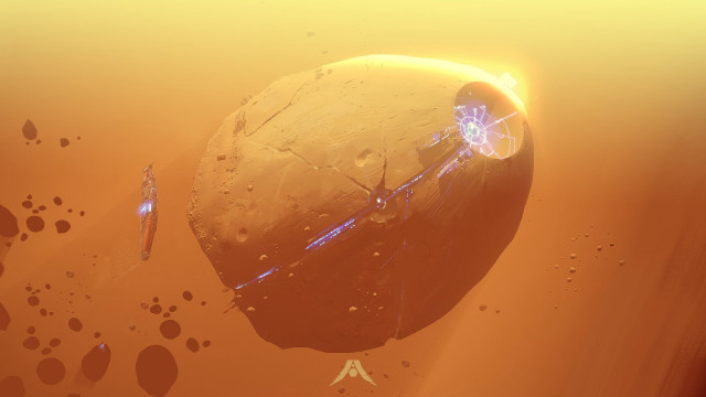 Yellow object blue light water free wallpaper - medium preview image