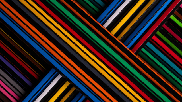 Multicolored lines strips diagonal abstract free wallpaper - medium preview image