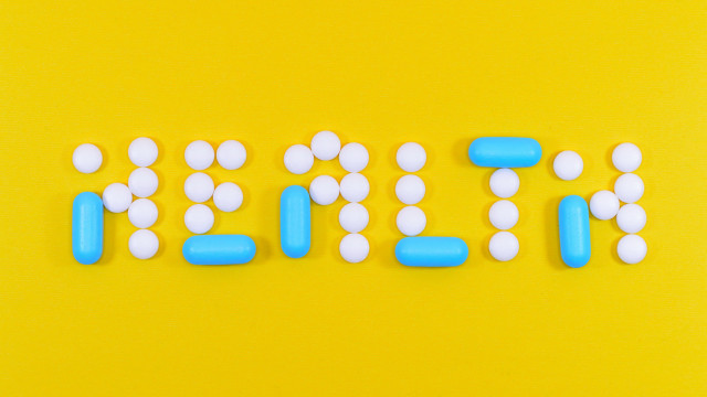 Fluff pills yellow background colorful free wallpaper - medium preview image