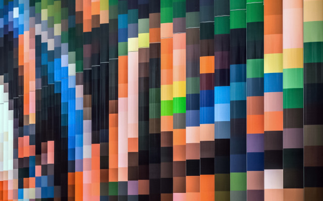 Colorful wall clock alma thomas free wallpaper - medium preview image