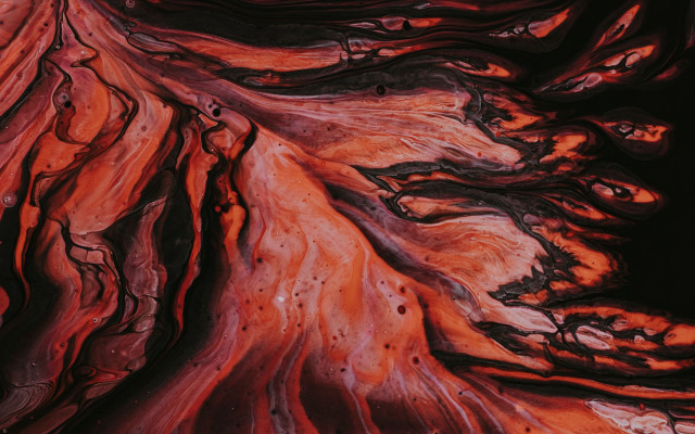 Red black swirl fire molten free wallpaper - medium preview image